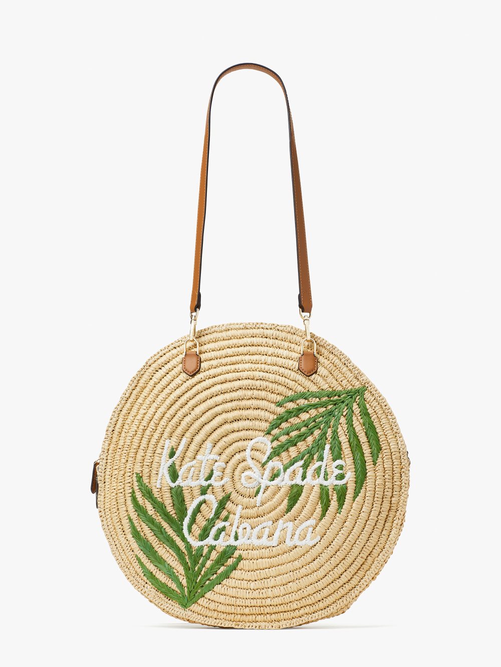 Women's natural multi sunkiss cabana straw medium tote | Kate Spade