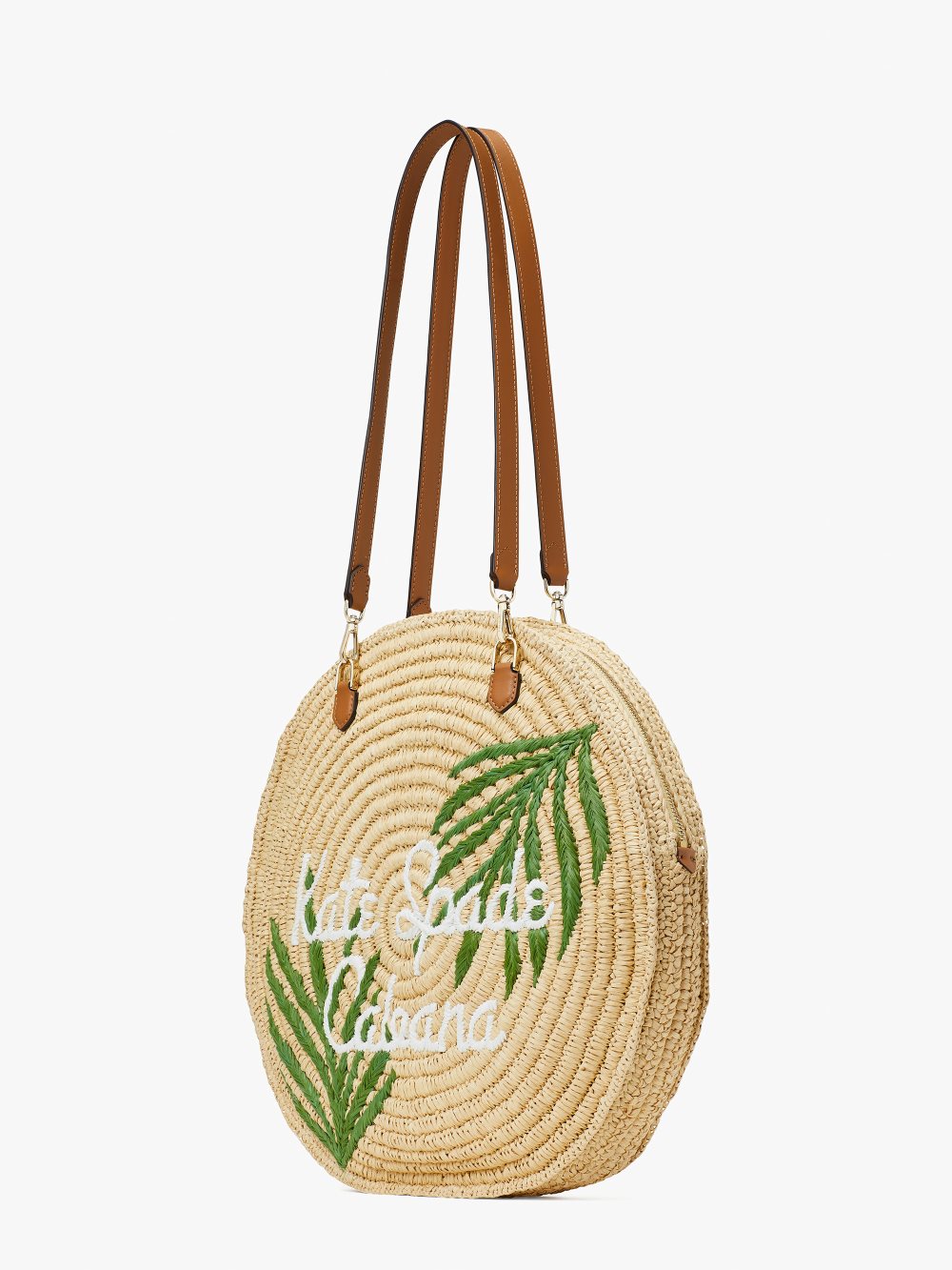 Women's natural multi sunkiss cabana straw medium tote | Kate Spade