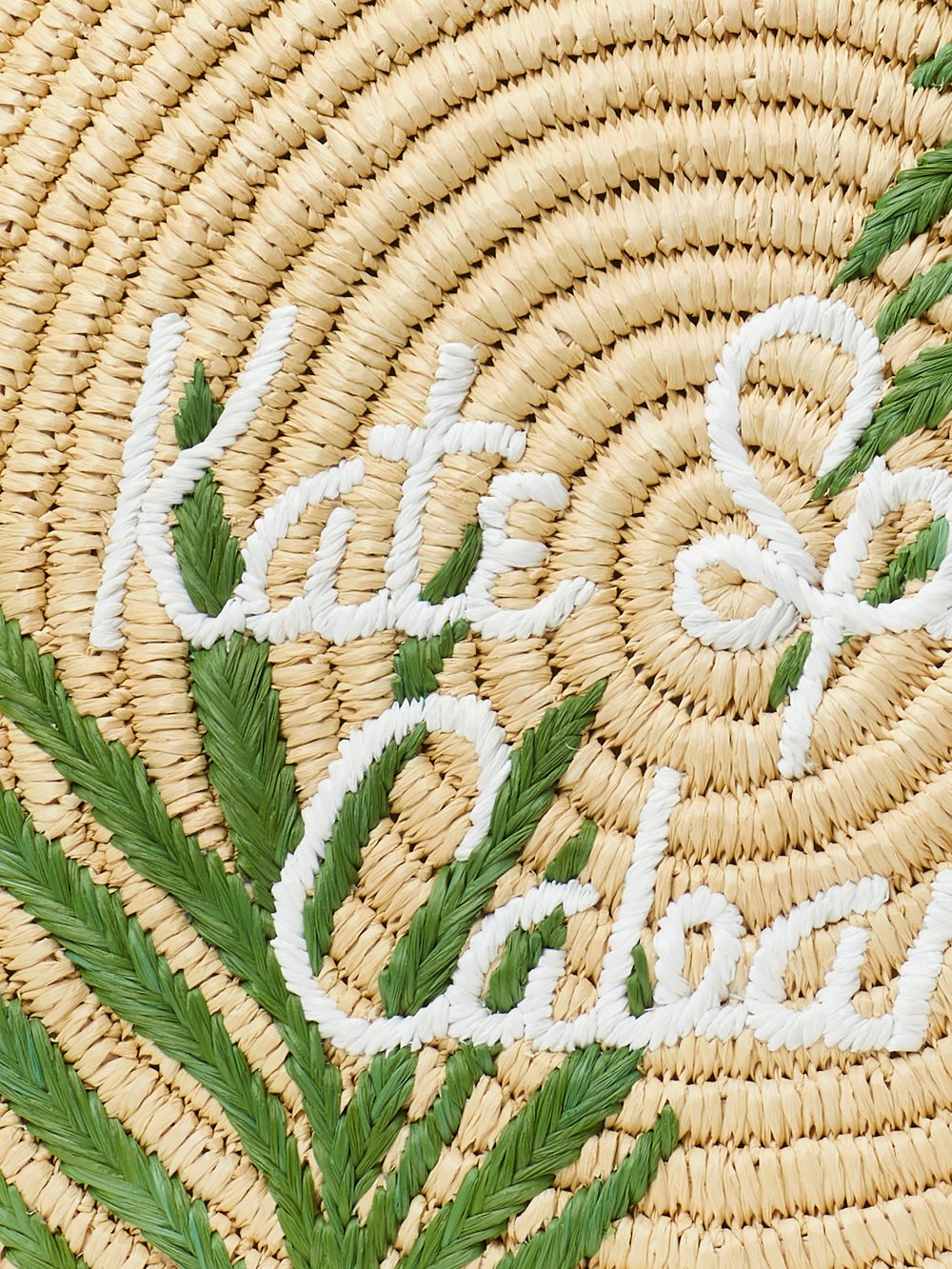 Women's natural multi sunkiss cabana straw medium tote | Kate Spade