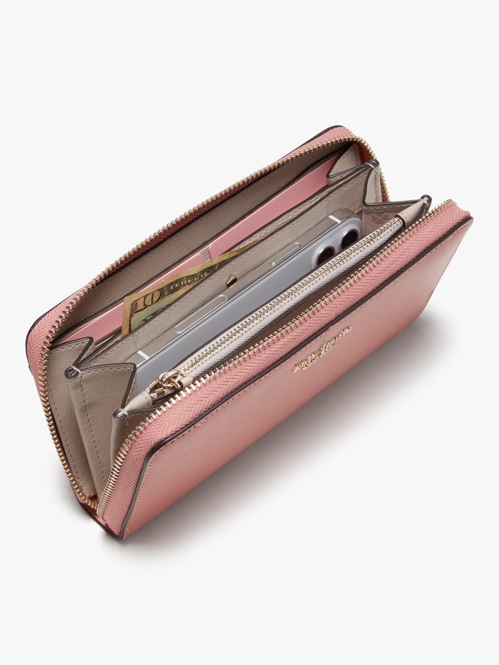 Women's morning sky spencer zip-around continental wallet | Kate Spade