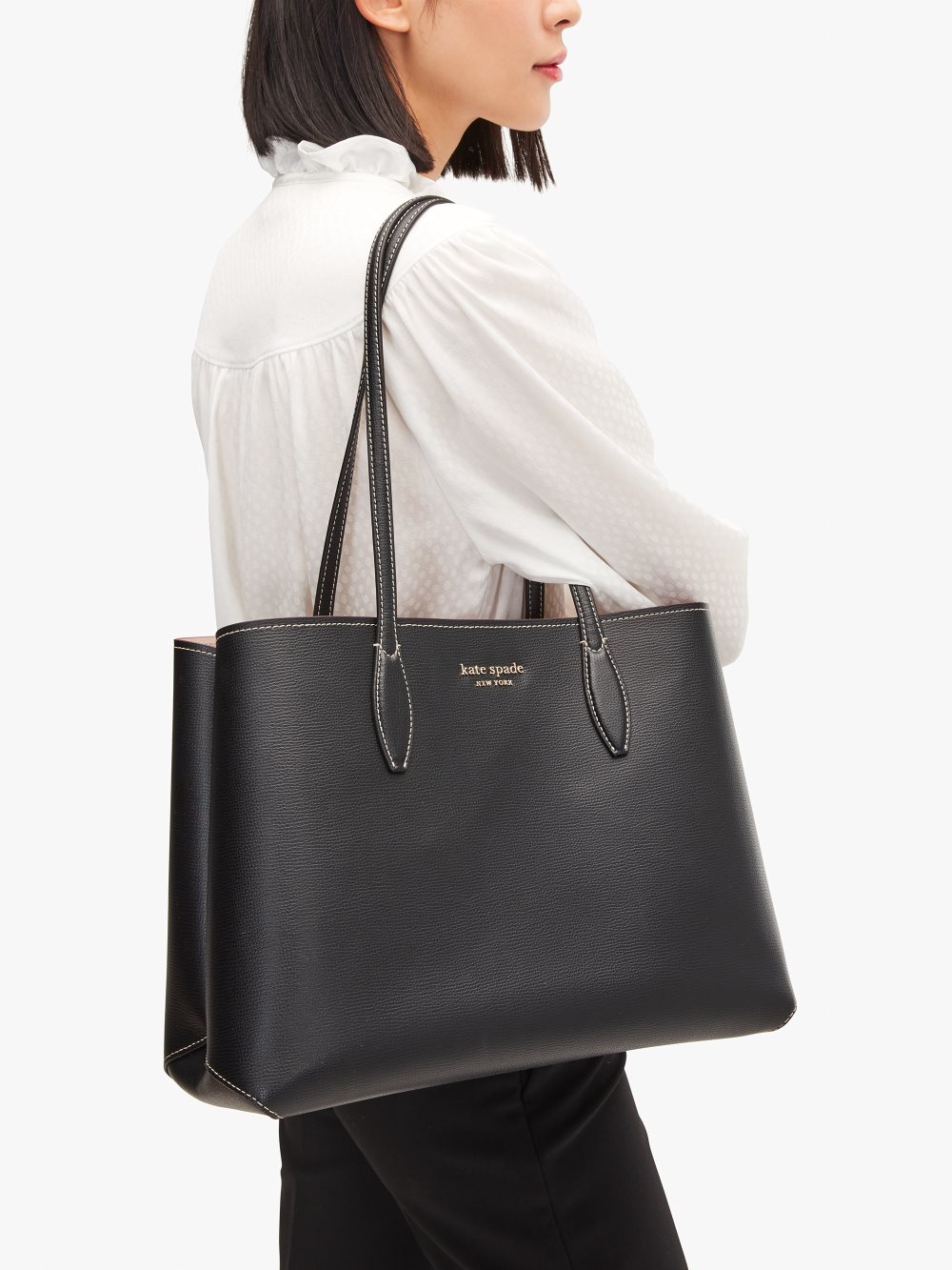 Women's black all day large tote | Kate Spade