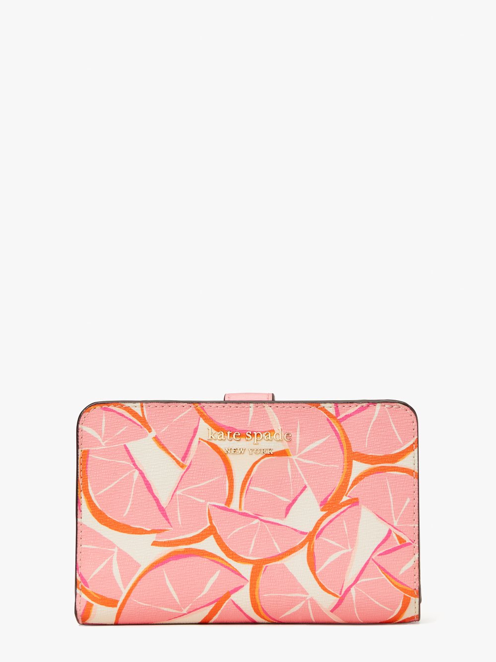 Women's pink multi. spencer grapefruit compact wallet | Kate Spade