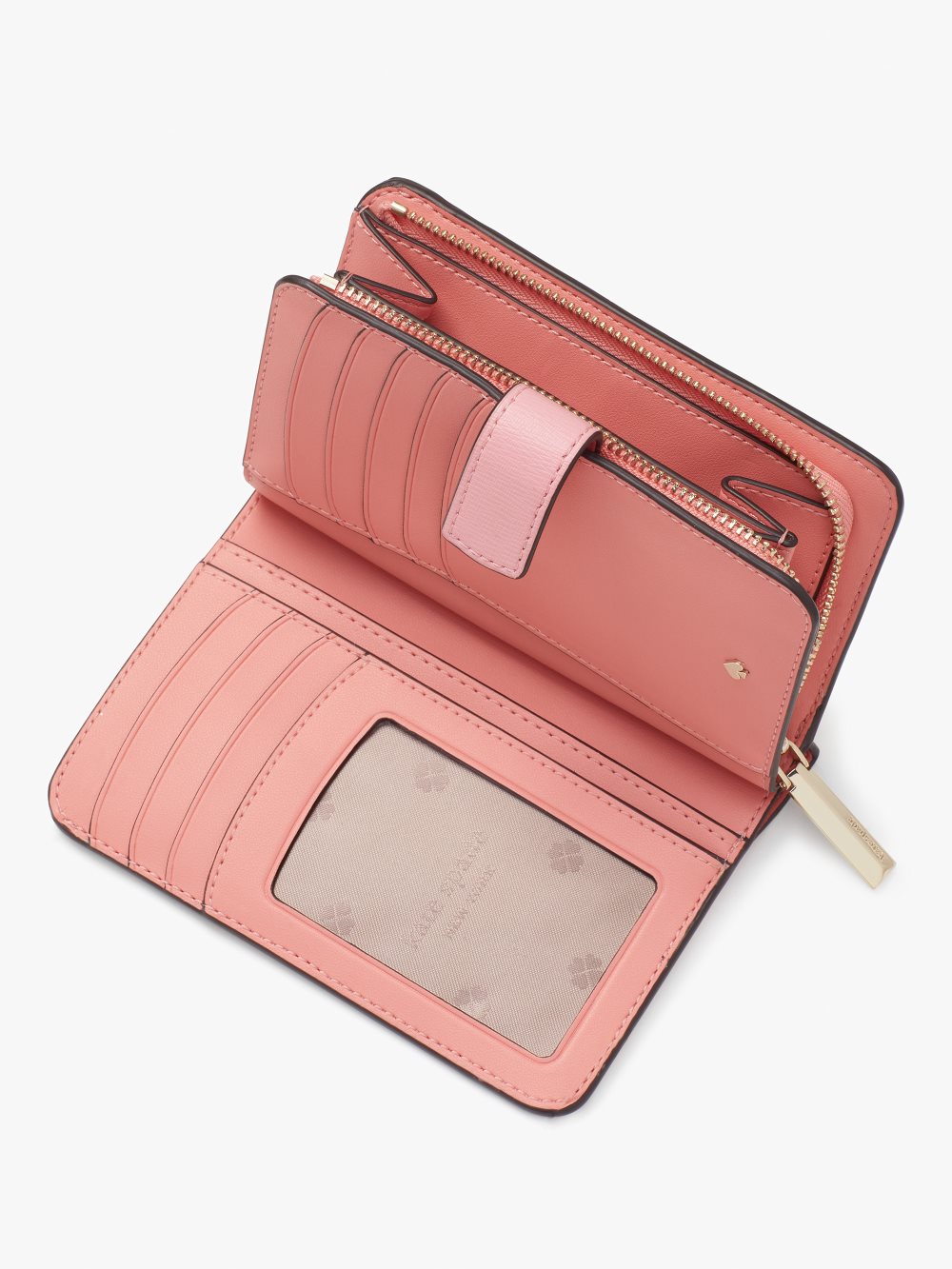 Women's pink multi. spencer grapefruit compact wallet | Kate Spade