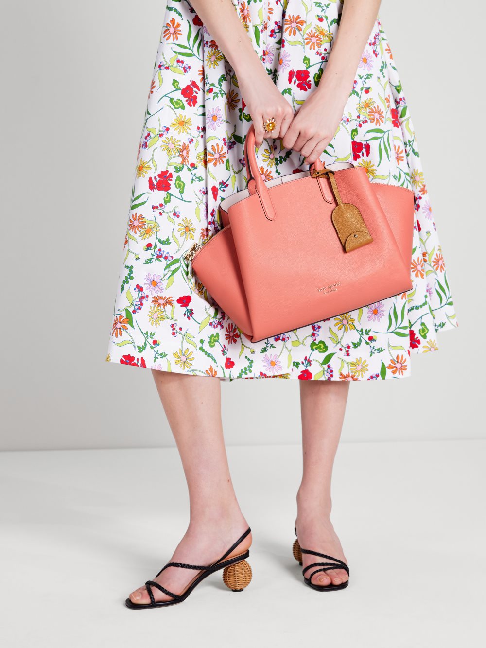 Women's garden rose avenue medium satchel | Kate Spade