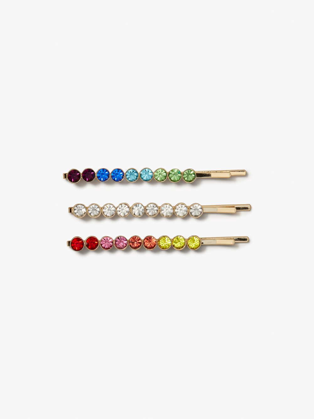 Women's multi rainbow bobby pins | Kate Spade