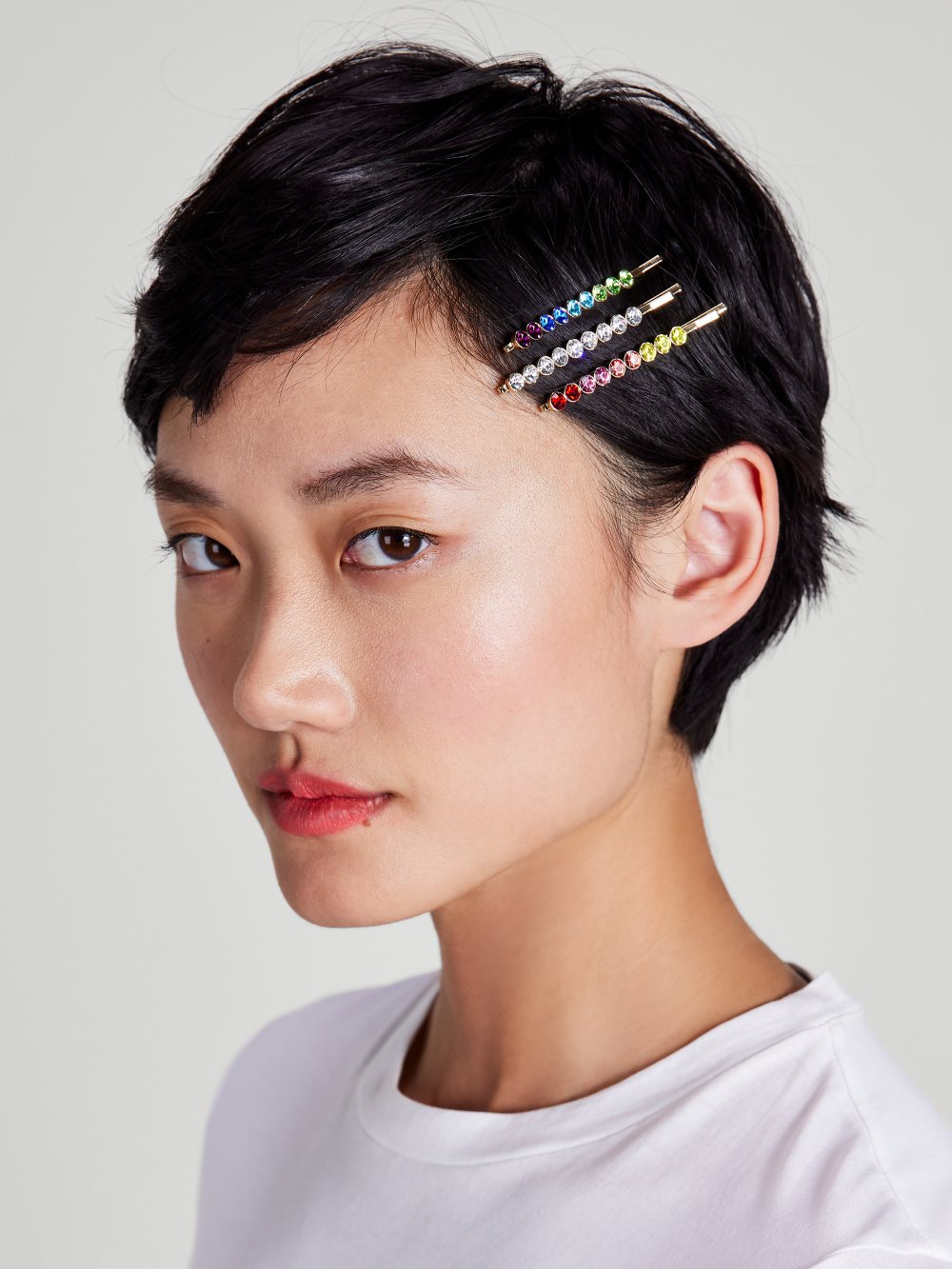 Women's multi rainbow bobby pins | Kate Spade