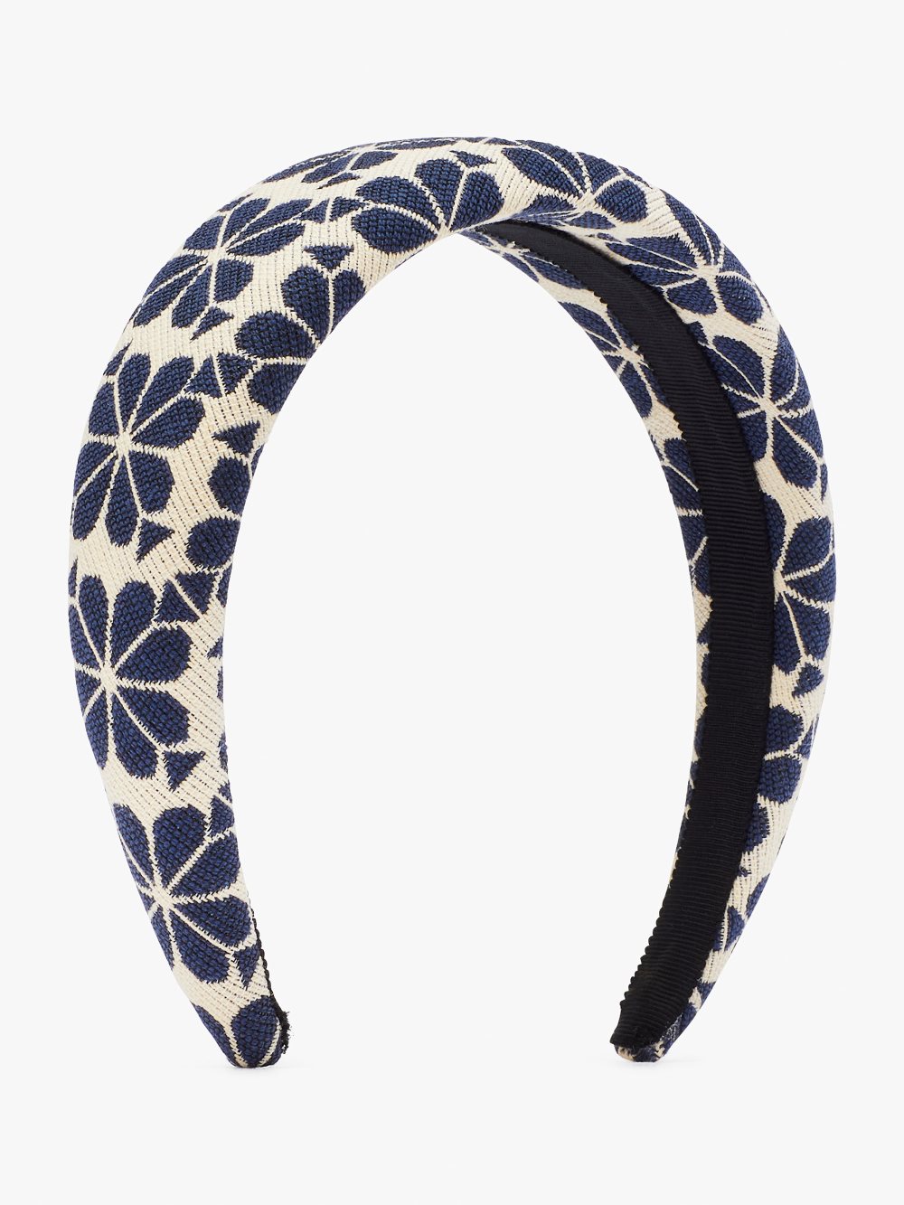 Women's 431 squid ink (march) spade flower headband | Kate Spade