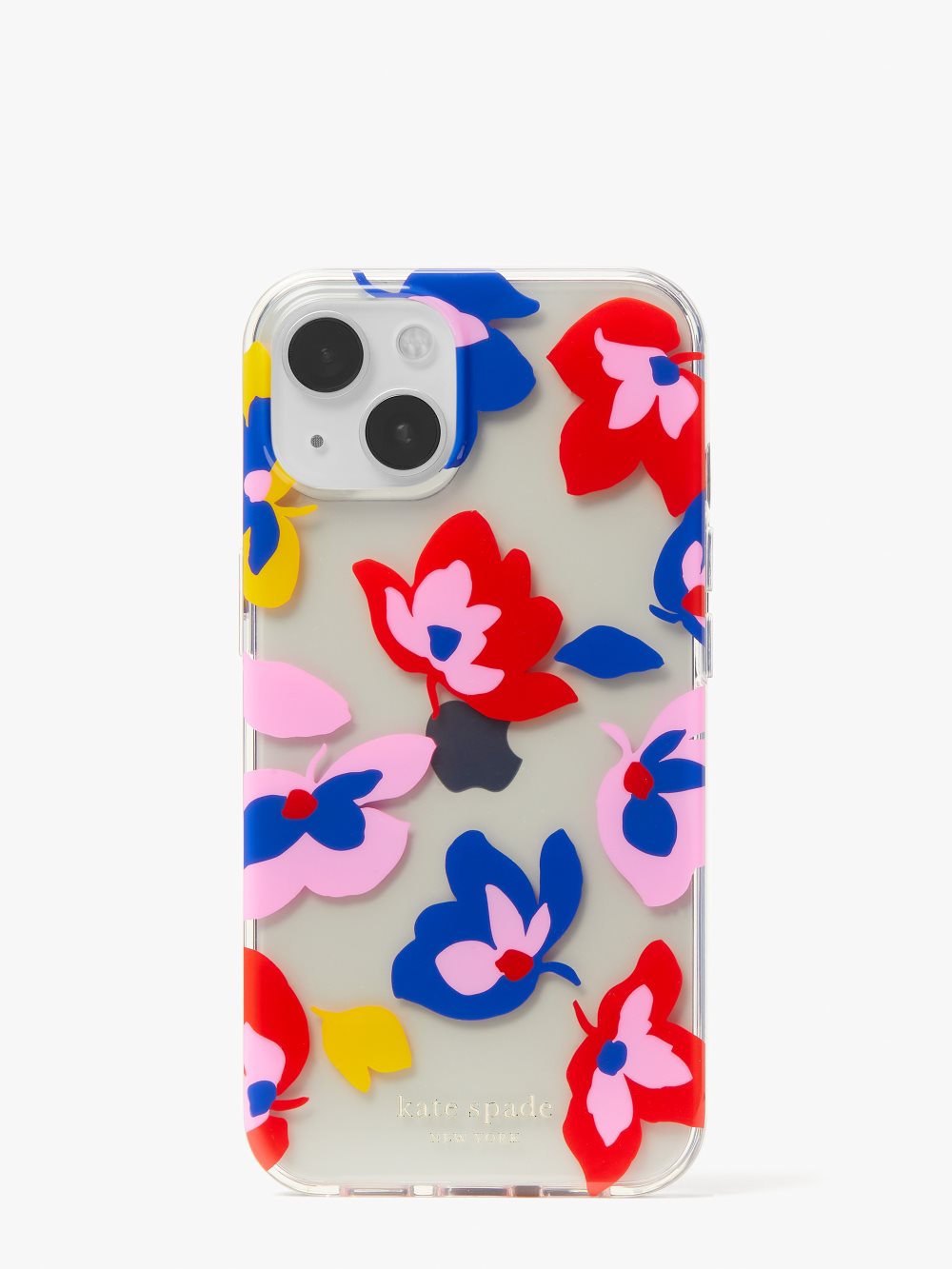 Women's clear multi summer flowers iphone 13 phone case | Kate Spade