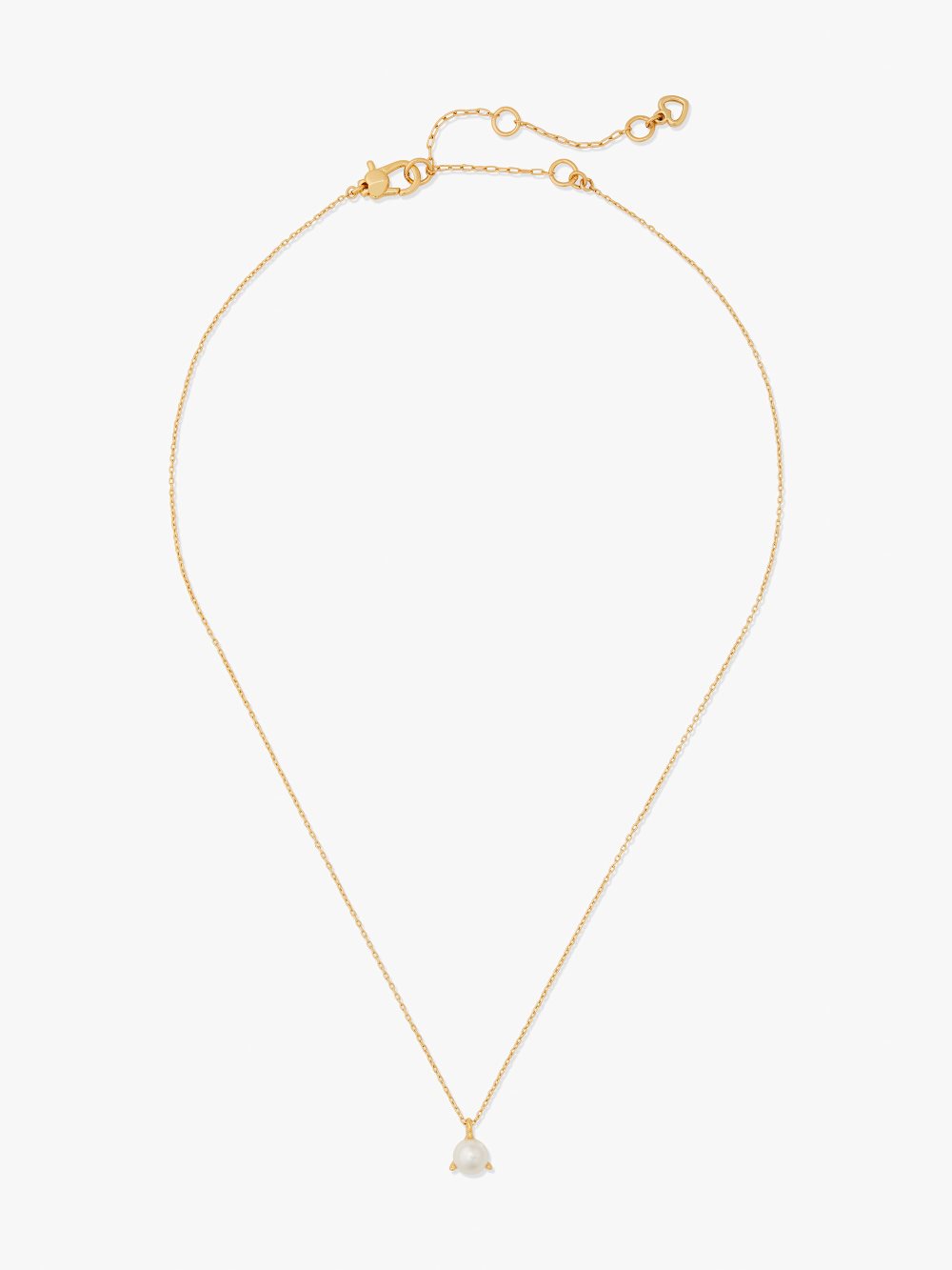 Women's cream/gold brilliant statements tri-prong pendant | Kate Spade