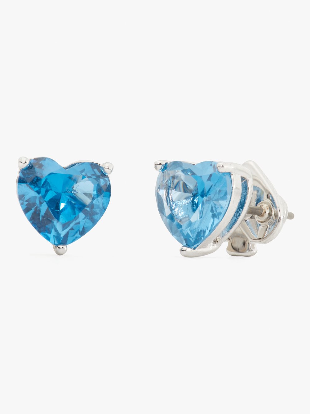 Women's blue. my love heart studs | Kate Spade