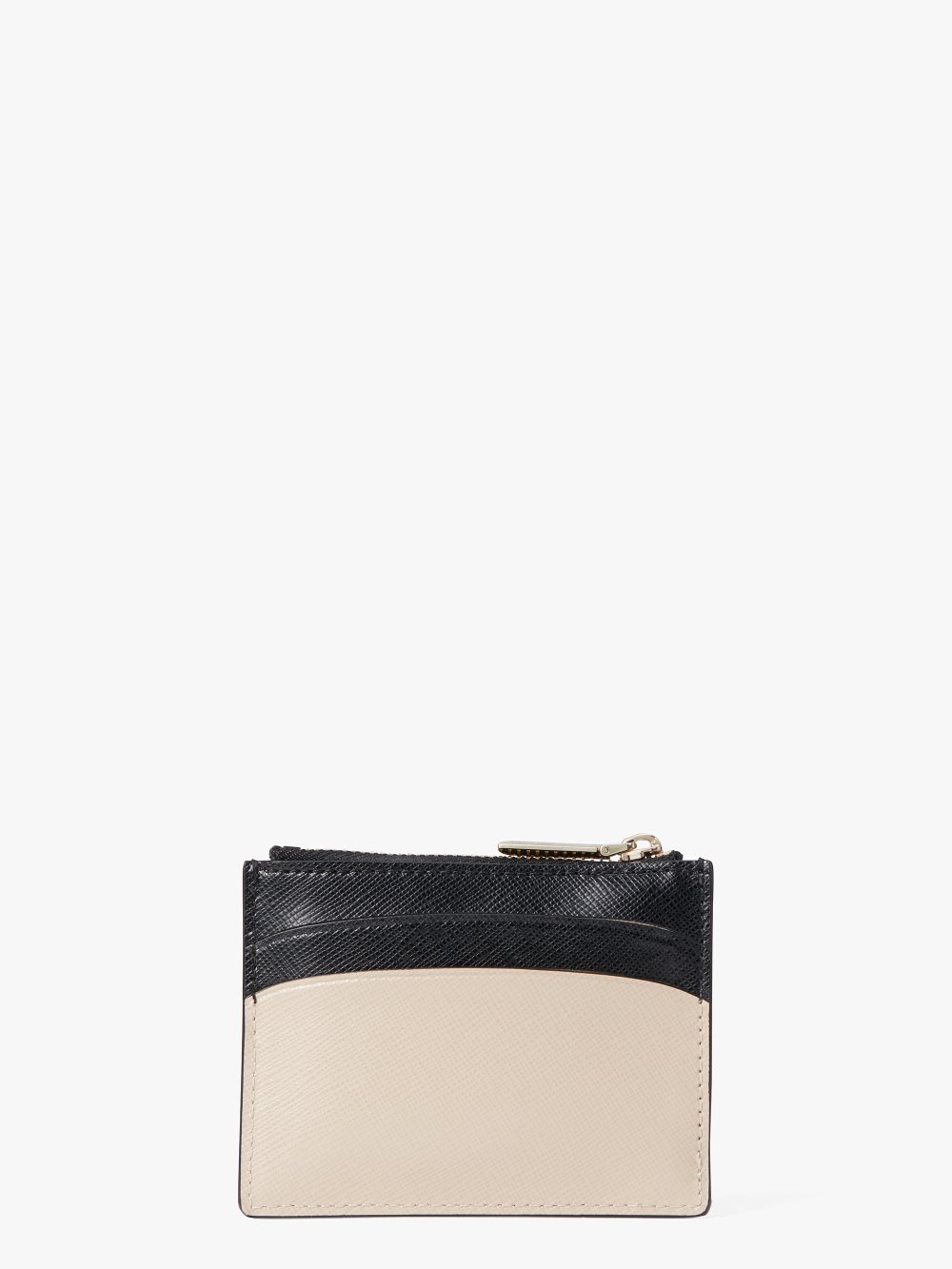 Women's warm beige/black spencer coin cardholder | Kate Spade