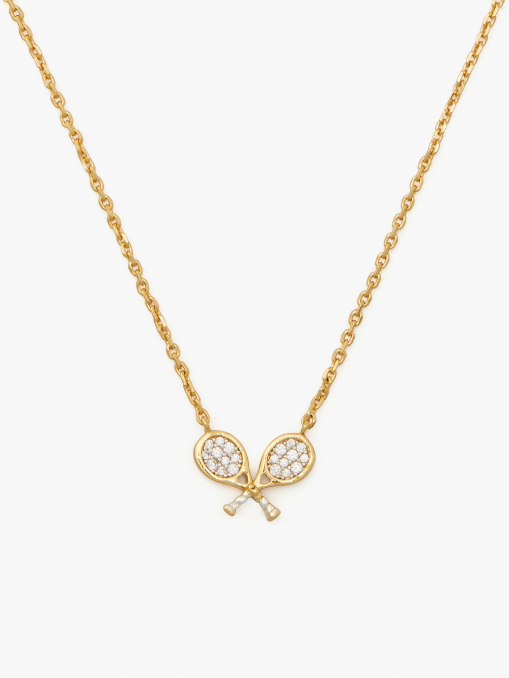 Women's cream multi queen of the court tennis mini pendant | Kate Spade