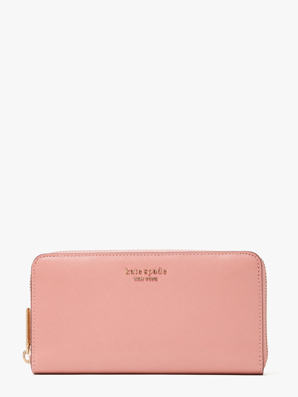 Women's serene pink spencer zip-around continental wallet | Kate Spade