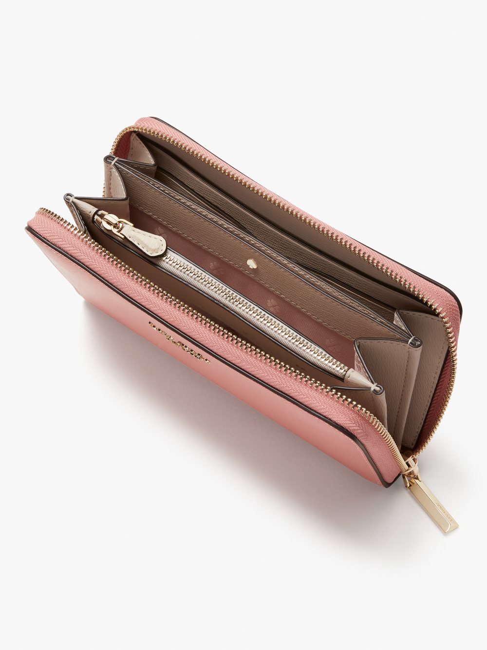 Women's serene pink spencer zip-around continental wallet | Kate Spade