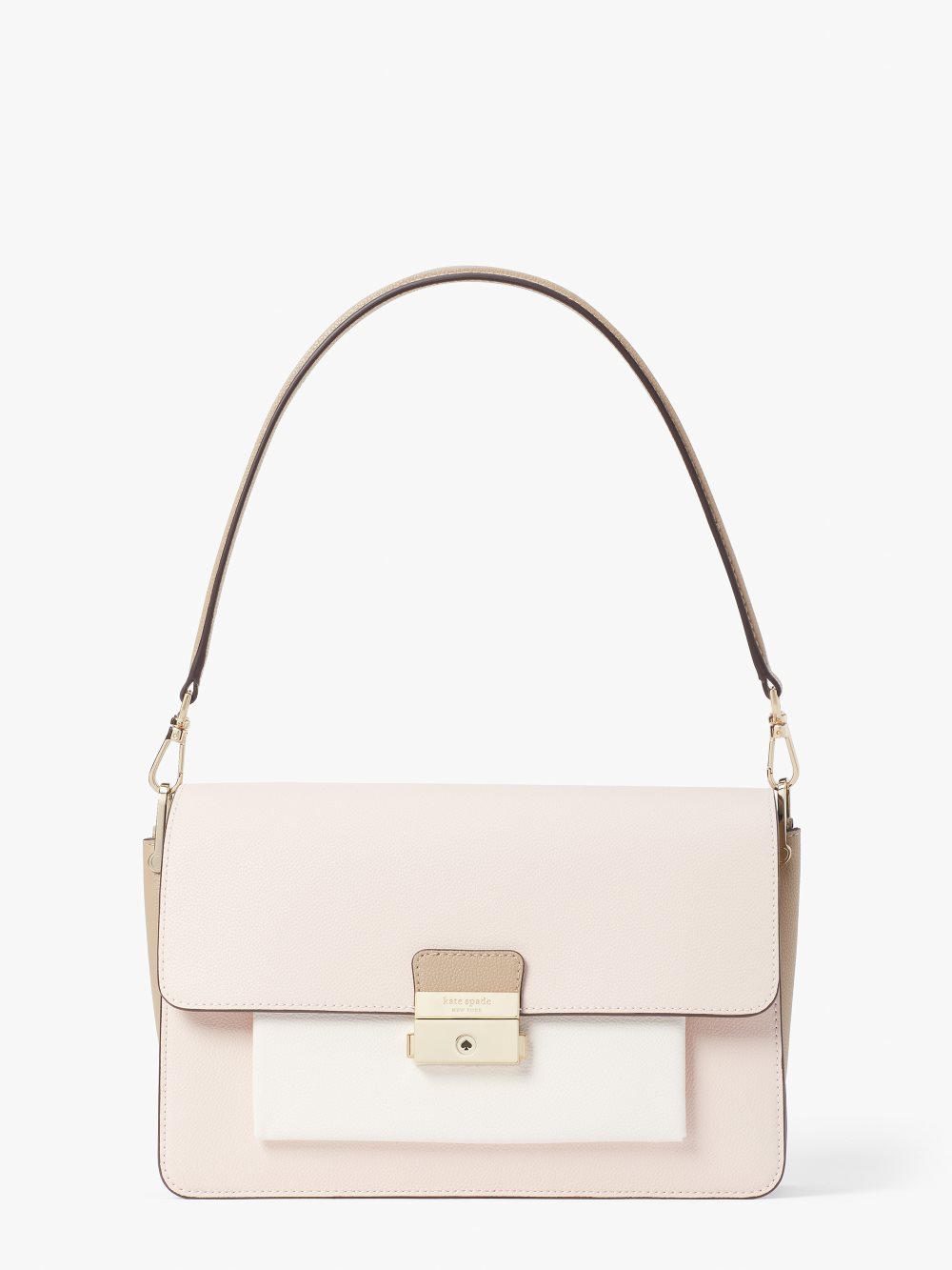 Women's pale dogwood multi voyage colorblocked medium shoulder bag | Kate Spade