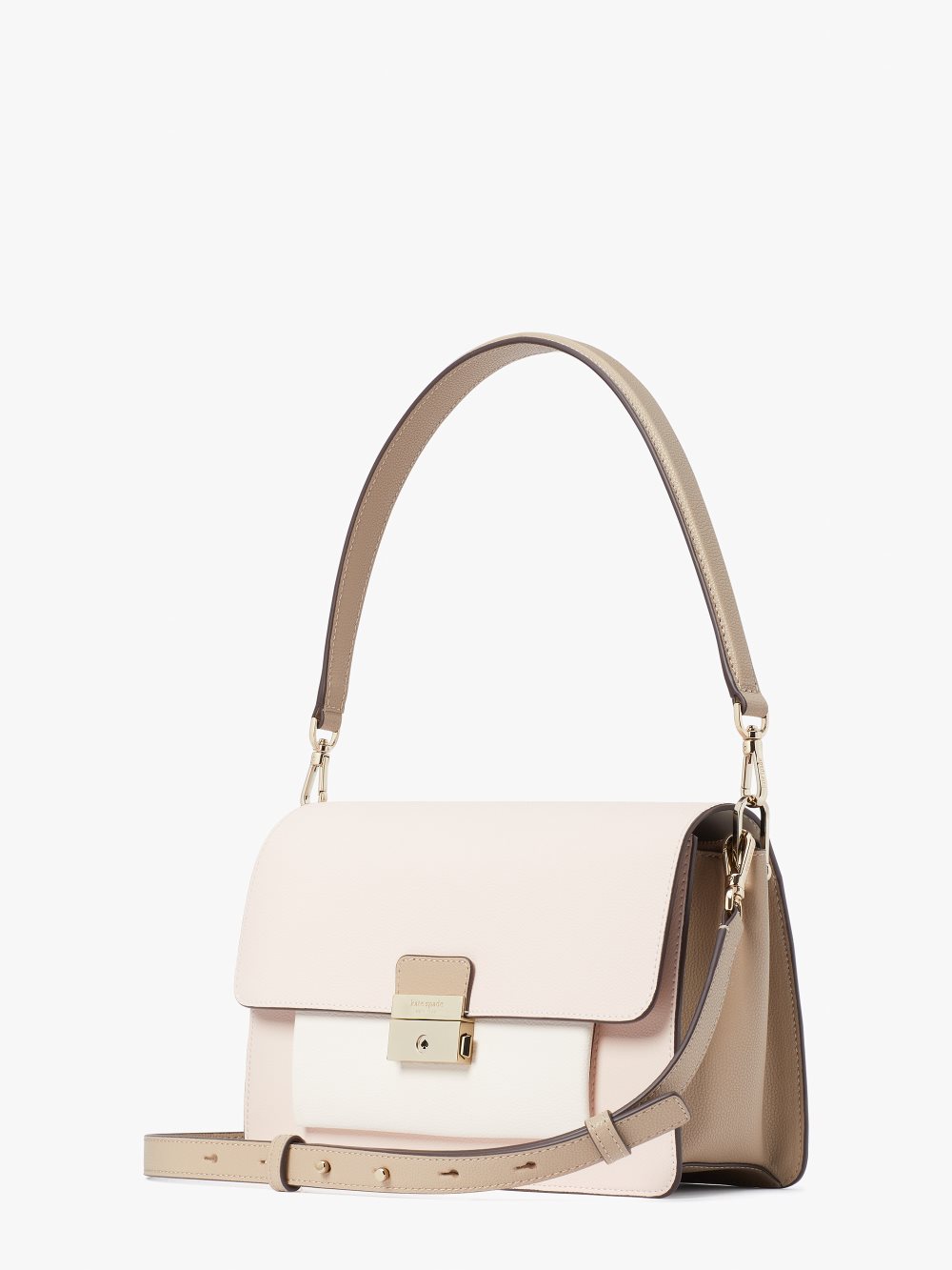 Women's pale dogwood multi voyage colorblocked medium shoulder bag | Kate Spade