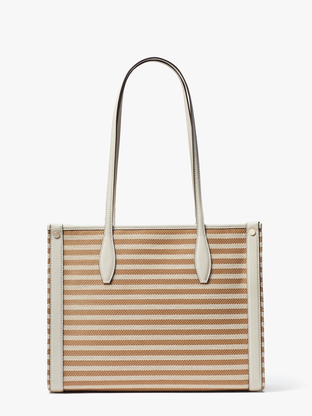 Women's parchment multi market striped medium tote | Kate Spade