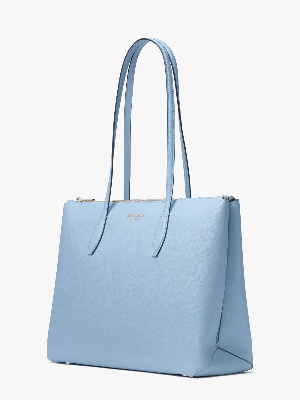 Women's celeste blue all day large zip-top tote | Kate Spade