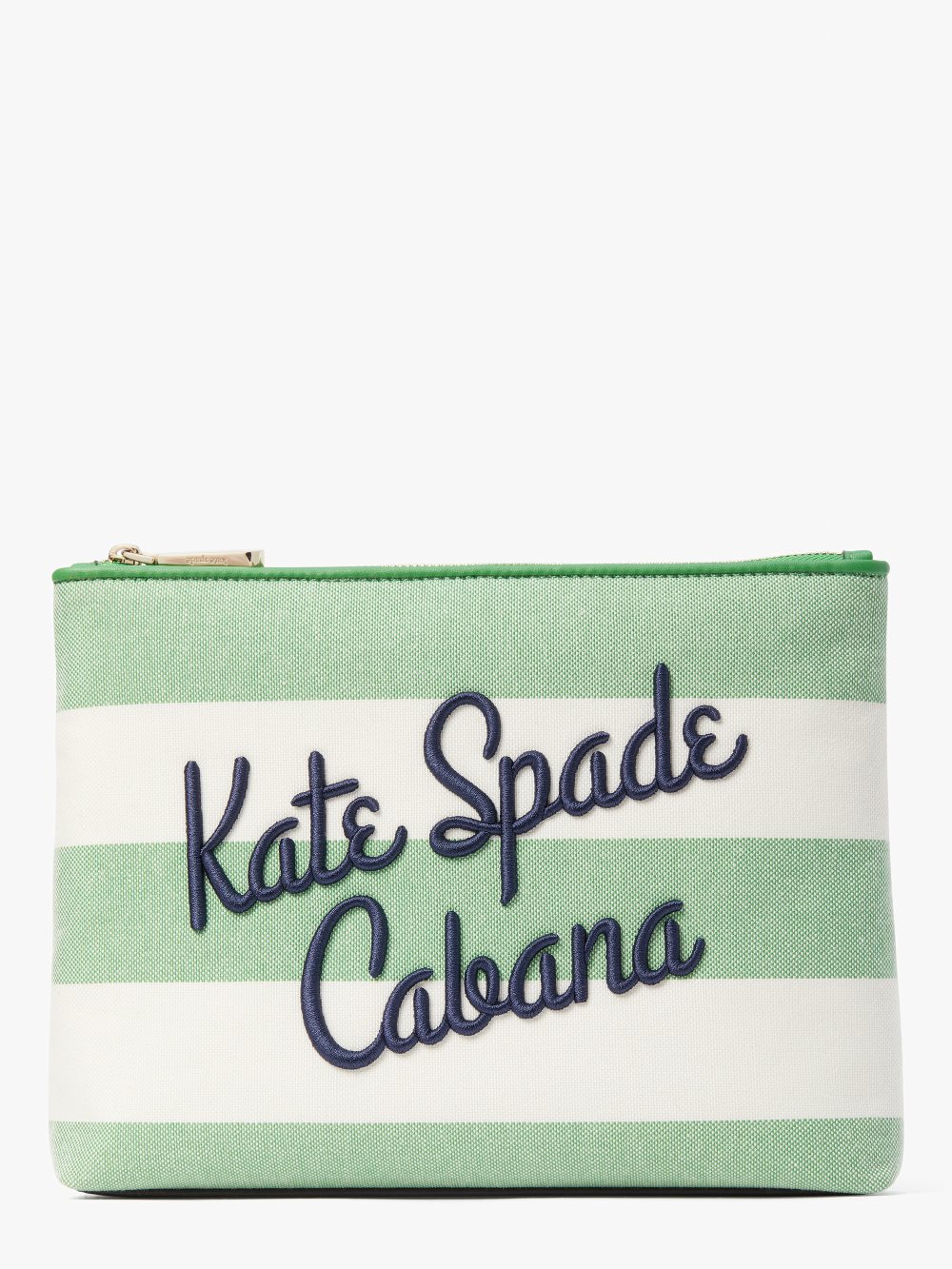 Women's green multi. cabana canvas pouch | Kate Spade