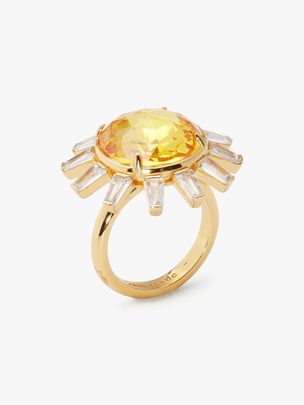 Women's yellow multi sunny statement ring | Kate Spade