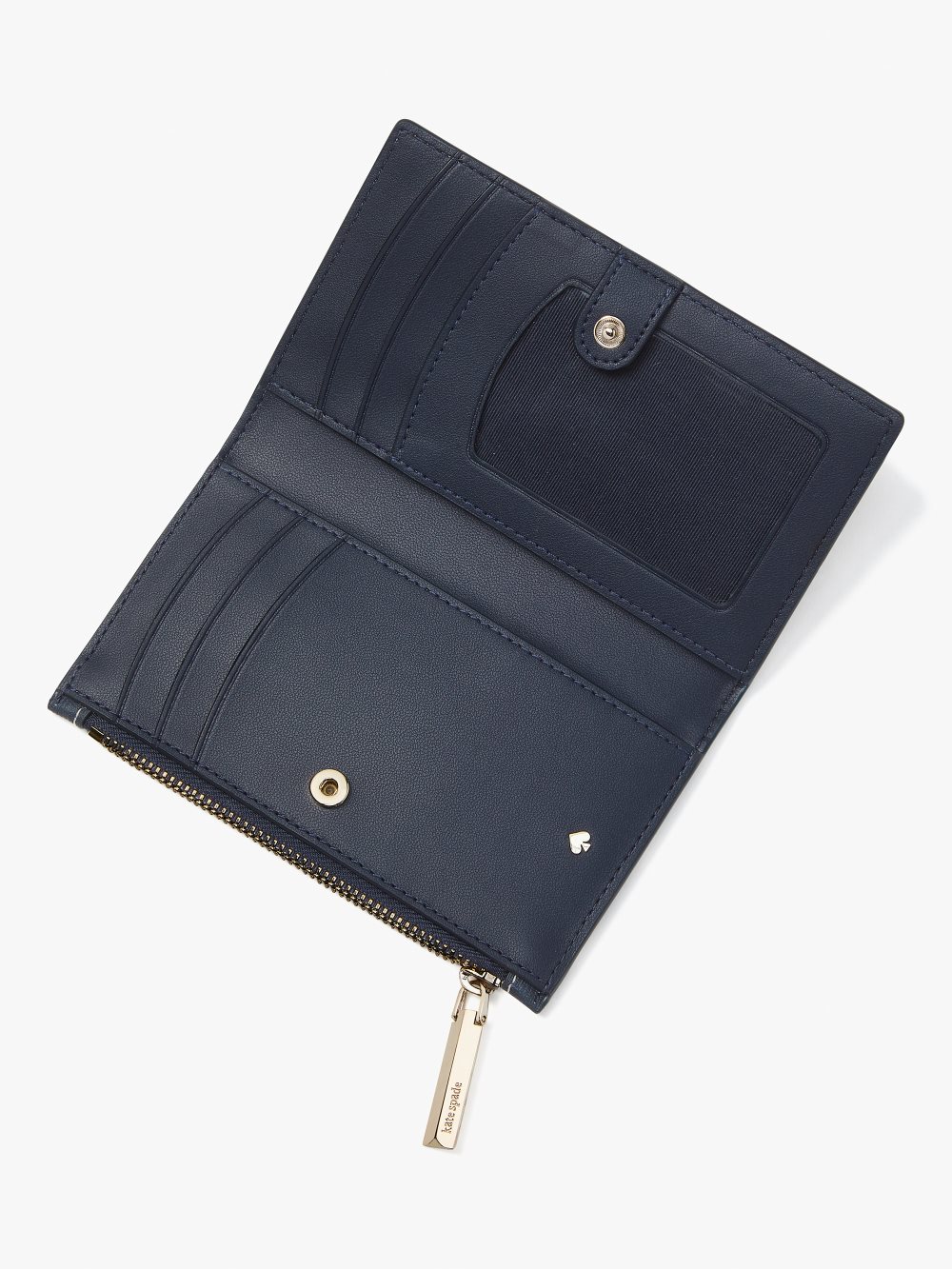 Women's blazer blue multi sunkiss embellished small slim bifold wallet | Kate Spade