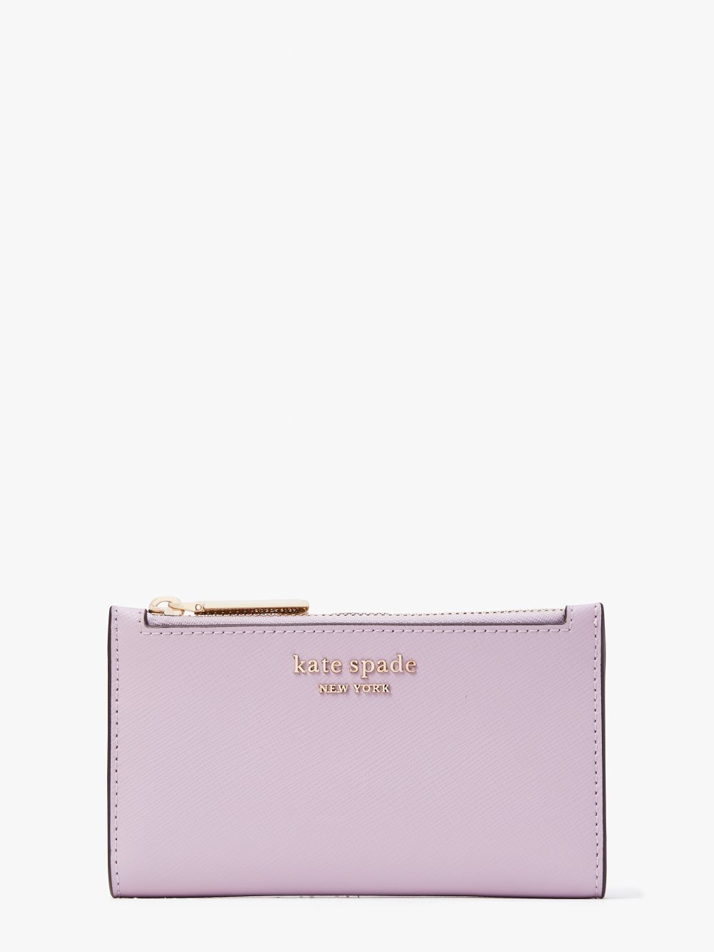 Women's violet mist spencer small slim bifold wallet | Kate Spade