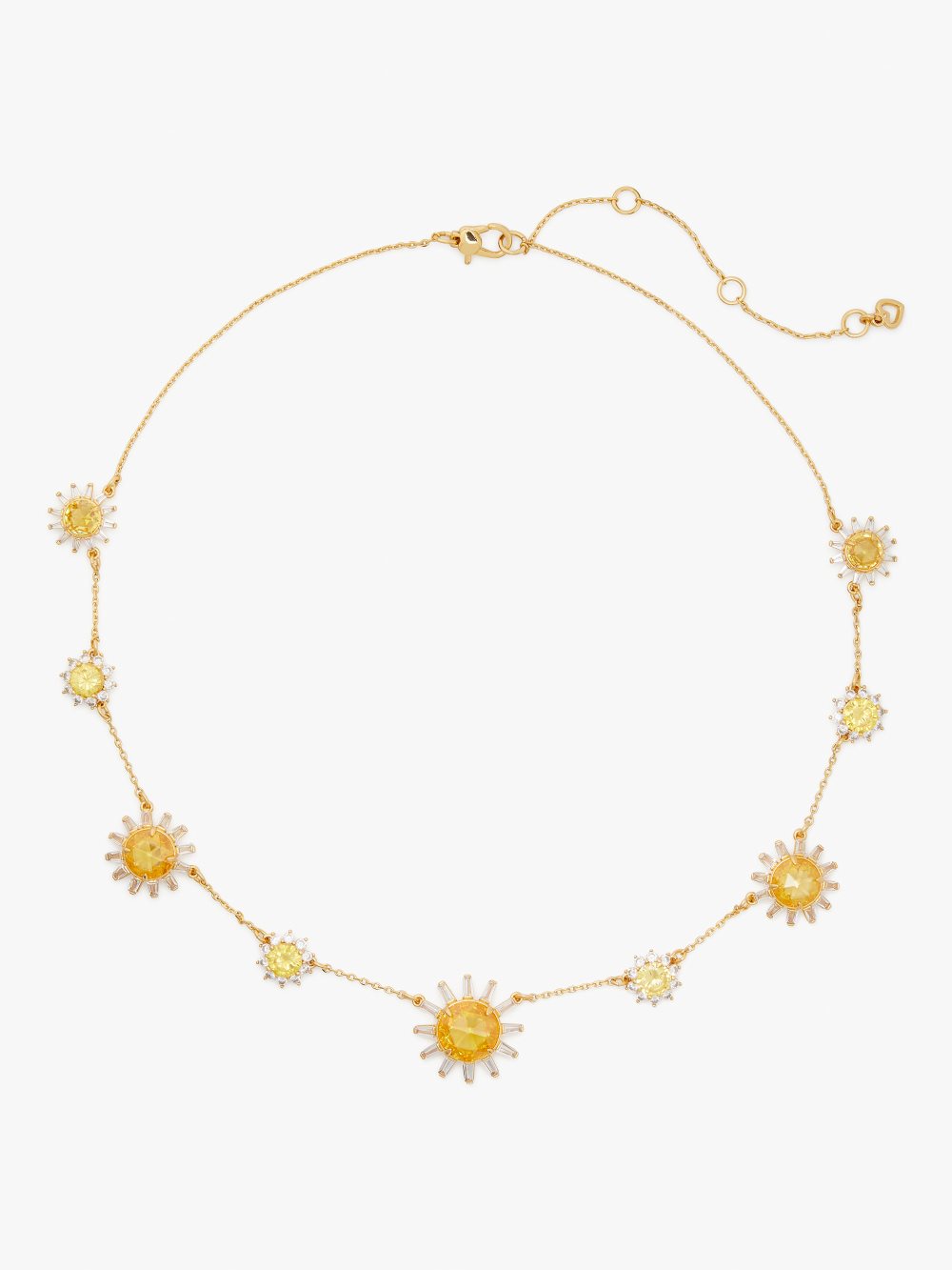 Women's yellow multi sunny scatter necklace | Kate Spade