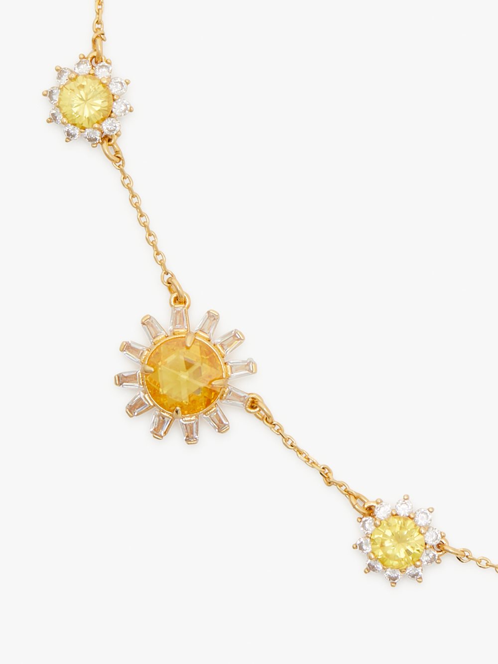 Women's yellow multi sunny scatter necklace | Kate Spade