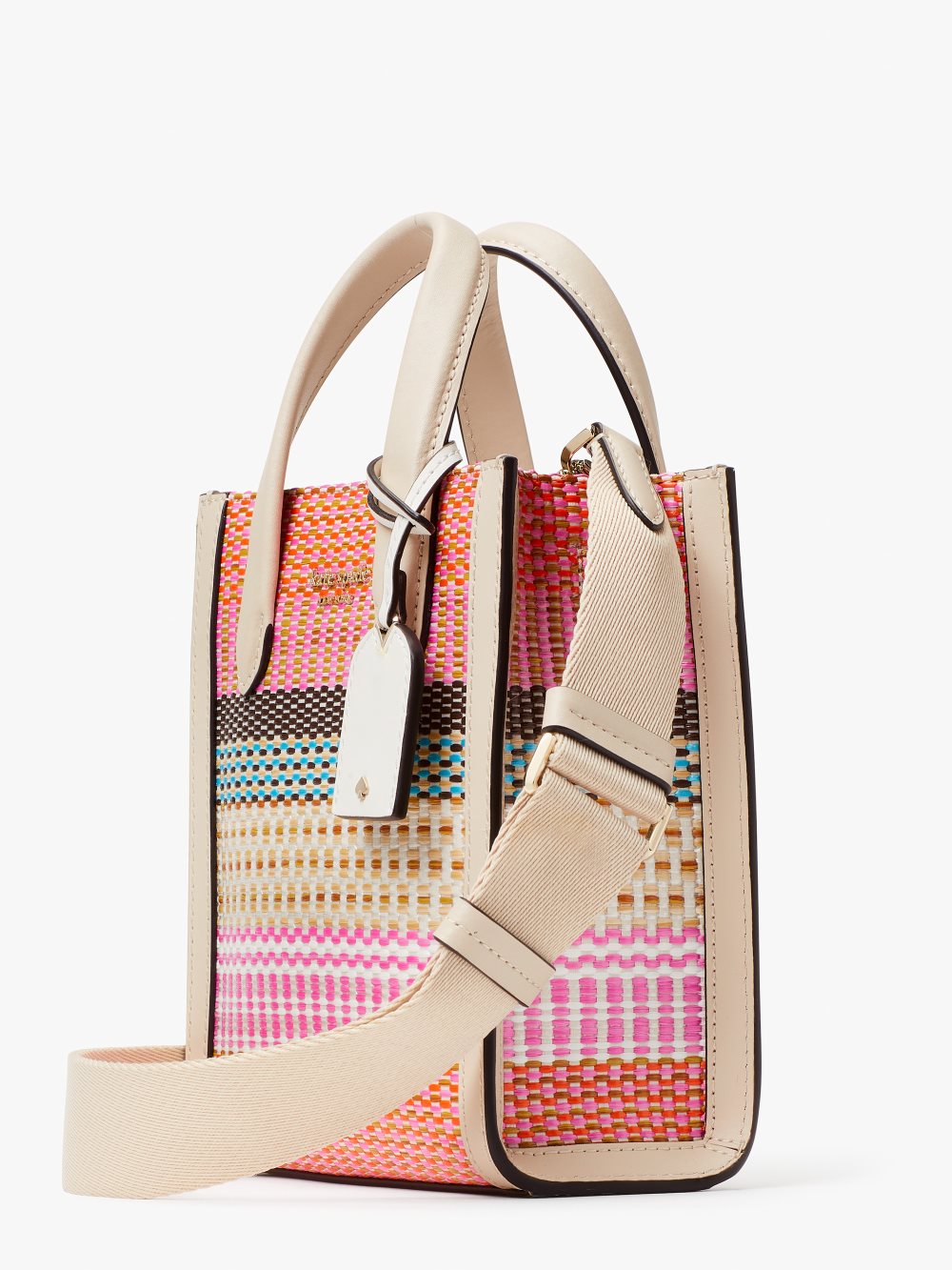 Women's pink multi manhattan striped mini tote | Kate Spade