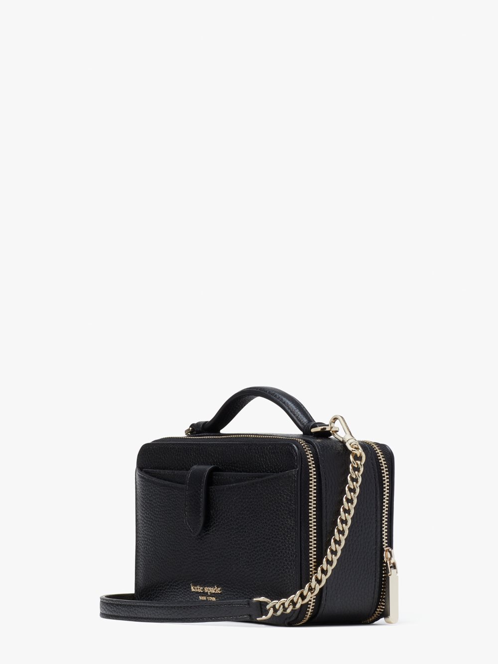 Women's black hudson double zip crossbody | Kate Spade